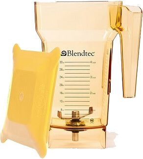 Blendtec 40-711-06 Yellow Fourside Jar with Hard Lid 5 Pack
