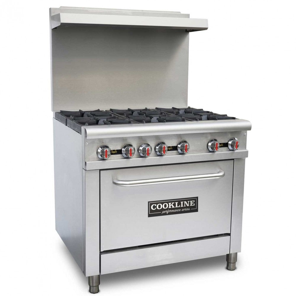 IKON COOKING - IHP-6-36 - Gas Hotplate - 6 burner - Brand New