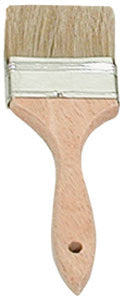 Winco WFB-20, 2-Inch Flat Pastry Brush with Wooden Handle